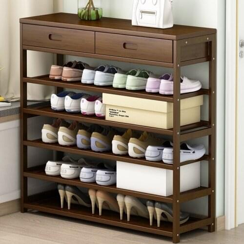 Stable household shoe rack strong load-bearing multifunctional storage shoe cabinet widened design household storage cabinet
