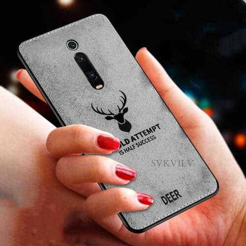 POCO X3 NFC Retro Cloth Case for Redmi 9C NFC 9A 9AT 9 8 8A 7 7A Redmi Note 8T 9S 8 9 Pro Max 7 Deer Cover