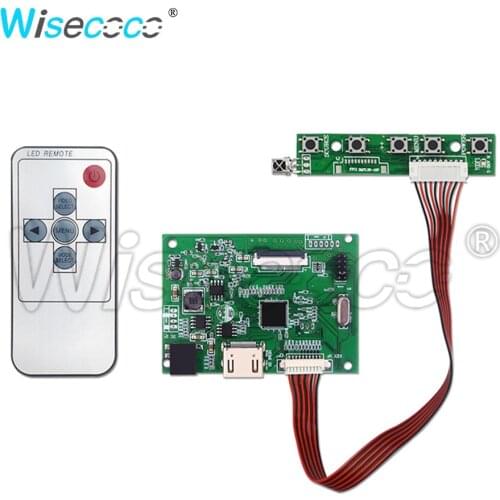 Wisecoco EDP 30 Pin Control Driver Board DIY Kit Keyboard Interface For PC Screen 1920x1200/1920x1080/1280x800 PCB800807V6