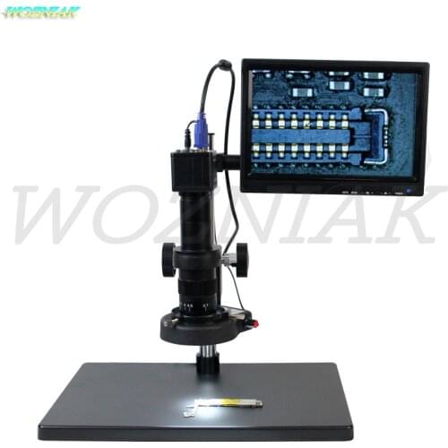 Wozniak Digital HD electronic display Electronic amplification 10~180x Professional Microscope Magnifier for Iphone Samsung BGA