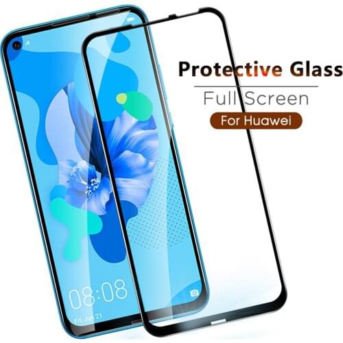 Full cover for huawei nova 7 7i 6 SE 5 5i pro 5t 5Z tempered glass nova 4 4e phone screen protector protective film smartphone