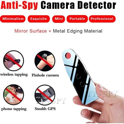 Mini Mirror Detector for Anti-Spy Camera RF Infrared Signal Finder For GSM Bug GPS Tracker Wireless Hidden Camara Eavesdropping