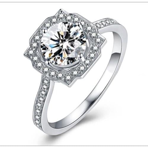 925 Sterling Silver Womens Rings Wedding Couple Exquisite Diamond Luxury Engagement New Original Design Unique Elegant Jewelry