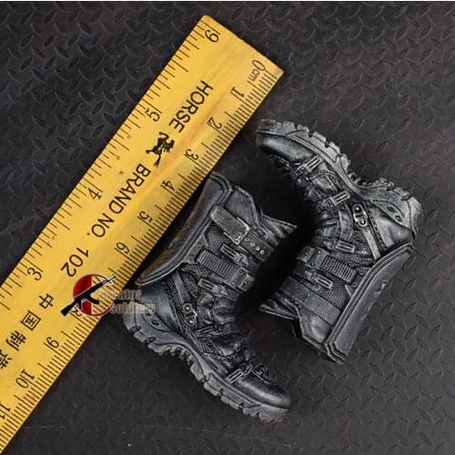 1/6 Male Solid Boots Model Hiking Combat Shoes Accessory For 12" Soldier Action Figure Body Doll