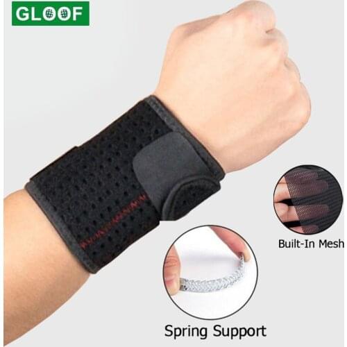 1Pcs Fashion Wrist Support Wraps Wrist Brace For Carpal Tunnel Straps Gym Training Safety Hand Bands For Golfer