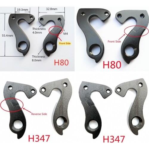 2PCS CNC Bicycle Rear gear Derailleur Hanger for Author Pinarello F10 Prince Dogma Focus Eddy Merckx Norco Team Stevens dropouts