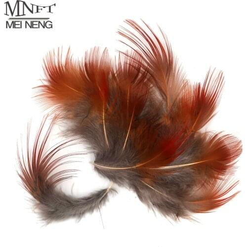 MNFT 40Pcs Fly Fishing Lure Natural Pheasant Herl Feather DIY Nymphs Streamers Flies Accessories Fly Empatando Material
