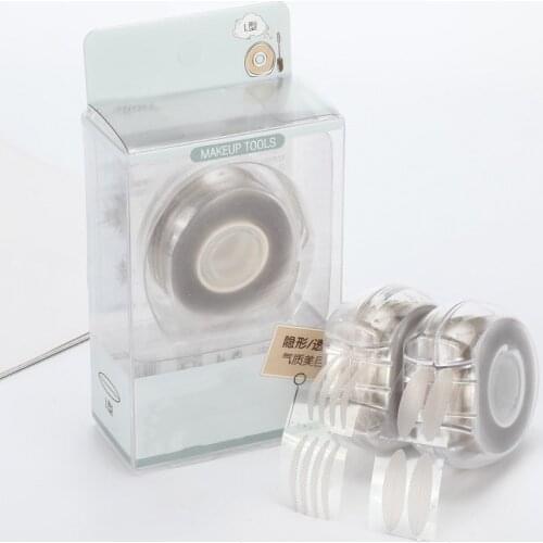 600pcs S/L Eyelid Tape Sticker Invisible Double Fold Eyelid Paste Clear Beige Stripe Self-adhesive Natural Eye Tape Makeup Tools