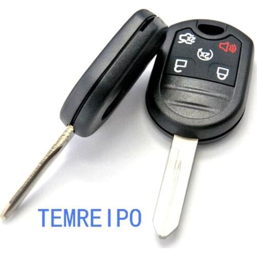 5 Buttons Replacement Remote Key Shell Case For Ford Edge Raptor Fob Key Cover
