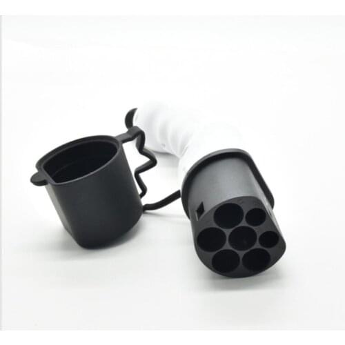 EV PLUG 16A 32A 3 Phase Power Supply Station Side IEC 62196-2 Europe Standard Type 2 Male Plug Electric Vehicle Charging Socket