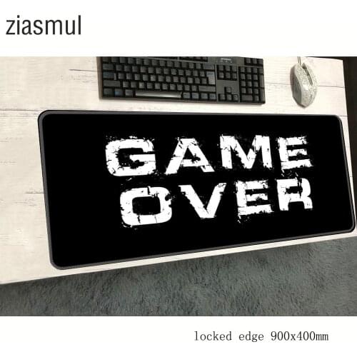 Game Over mouse pads Extended Wide 900x400x3mmpad to mouse notbook mousepad gaming padmouse gamer to High-end keyboard mouse mat
