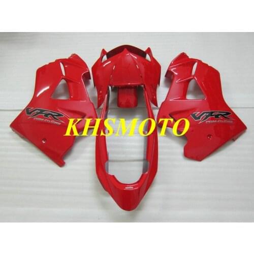 Custom Motorcycle Fairing kit for VFR800 98 99 00 01 VFR 800 1998 1999 2000 2001 ABS Hot red Fairings set+gifts VB07