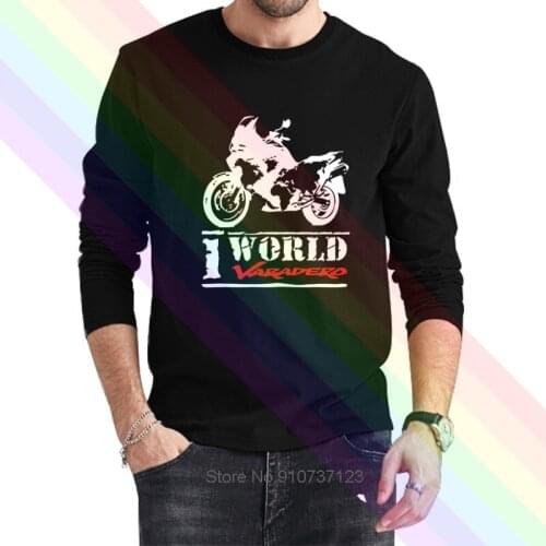 Honda Varadero Xl 1000 Logo Classic Black T-Shirt 2021 Newest Summer Mens Long Sleeve Popular Tees Shirt Tops Novel Unisex