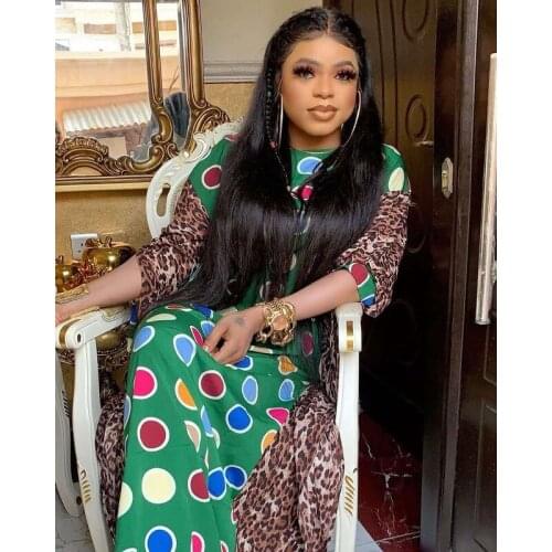 African Dresses for Women Coloful Striped Chiffon Abaya Dress Plus Size Maxi Long Dress Gowns with Long Inner Wear