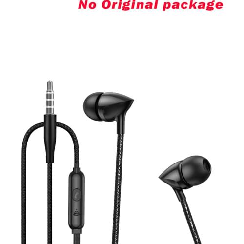 PunnkFunnk Metal wired Earphone Sport in ear Hifi bass stereo headset for iPhone Samsung xiaomi Headset fone de ouvido auricular