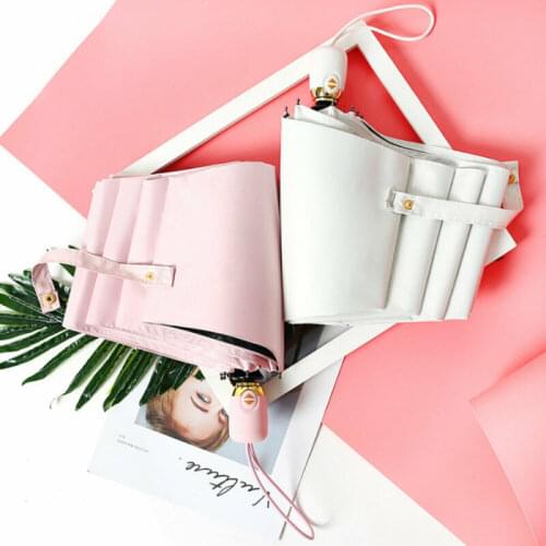 Fashion Mini Umbrella Compact Folding Travel Parasol Super Light Portable Small Umbrellas New