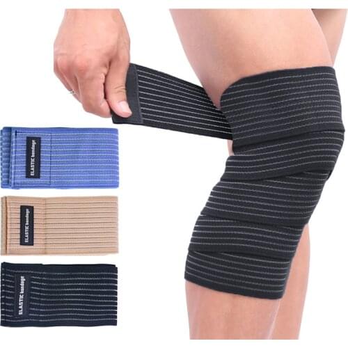 High Elasticity Knee Pads Volleyball Knee Sleeve Elastic Knee Brace Support Sports Adjustable Bandage Knee Protector Basketball
