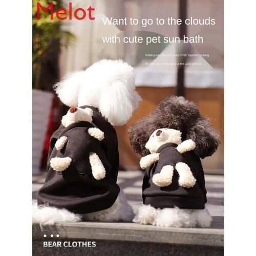 Dog Clothes Autumn and Winter Small Dog Puppy Pet Funny Cat Clothes Autumn and Winter Cute