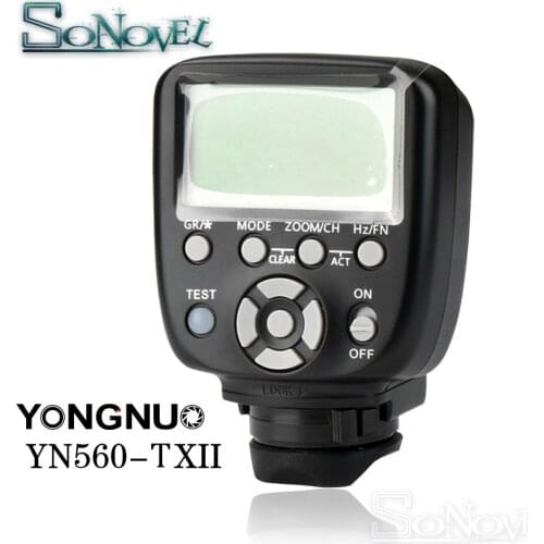 Yongnuo YN560-TX II Manual Flash Controller Commander Transmitter For Canon Nikon RF-603 II RF-605 YN560IV YN968N YN860Li Flash