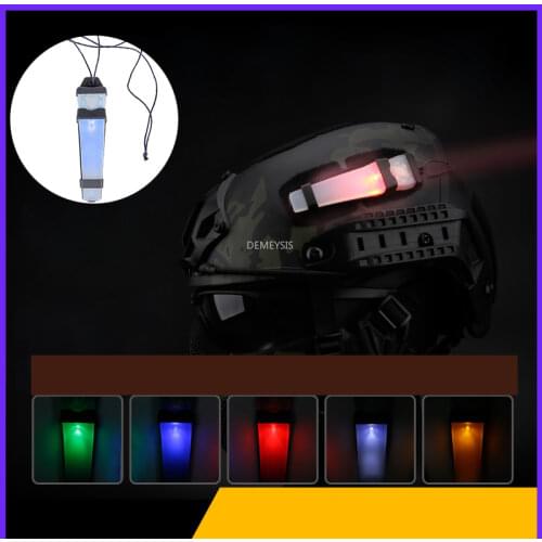 Tactical Flashlight Helmet Light LED Shooting Hunting Cs Night Flashing for Army Training Helmet Signal Lamp Bicycle Accessories