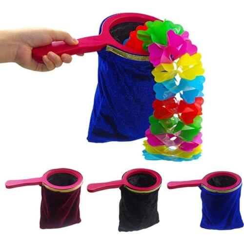 Magic Universal Empty Tool Tricks Change Bag Beginner Magician Props Make Things Appear or Disappear Magic Tricks Puzzle Toys