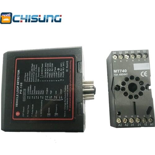 Four class adjustable Dual 12V/24VDC Loop Vehicle Detector Magnetic Autocontrol M1H Signal Control