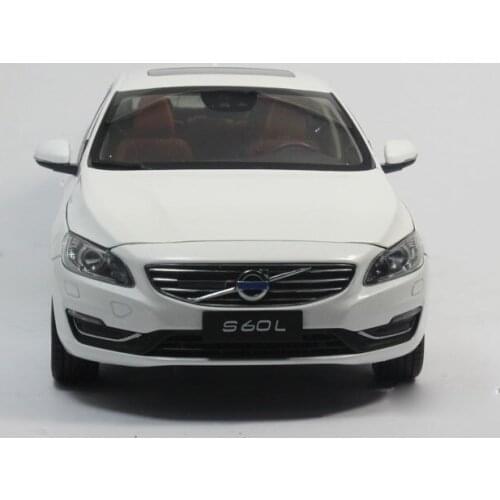 1:18 For Volvo S60 S60L T5 Metal Diecast Model Car Toys Kids Boy Girl Gifts Collection Display Ornaments White/Gray