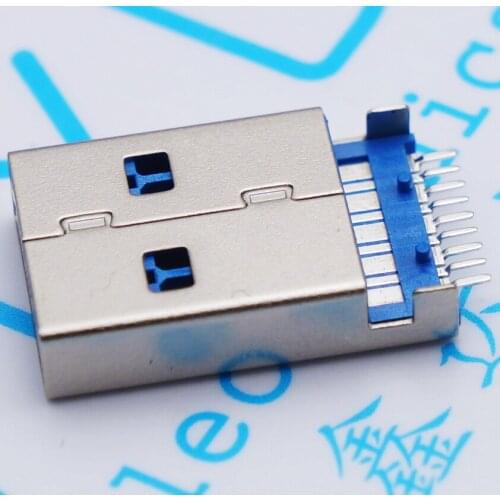 10pcs/lot Male USB3.0 Plug USB Male Type A AM A Public Sink Board Patch