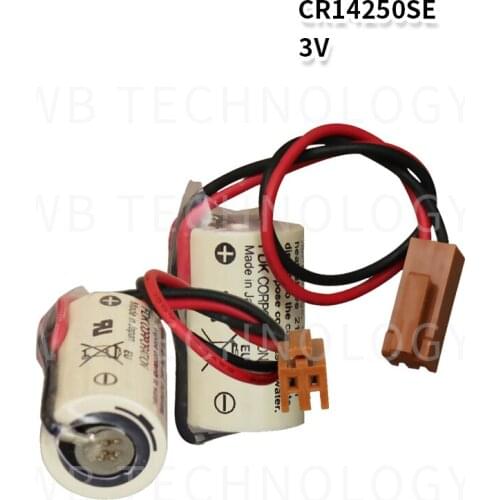 2pcs Original New CR14250SE 3V CR14250SE(3V) CR1/2AA CR14250 14250 PLC Industrial Lithium Battery PLC Battery Free shipping