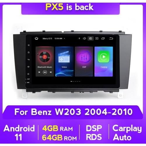 Android 11 IPS DSP Carplay Car DVD CD For Mercedes Benz W203 W209 W463 Sprinter B200 Viano W169 W245 VW Crafter LT3 STEREO