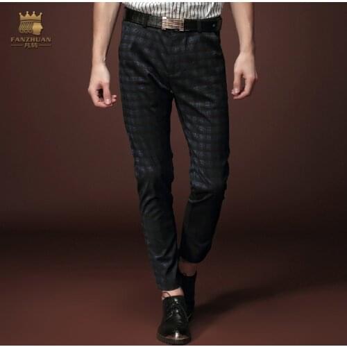 Free Shipping New Male fashion mans Men casual summer pants Mens slim Pants Slacks overalls 15833 personality