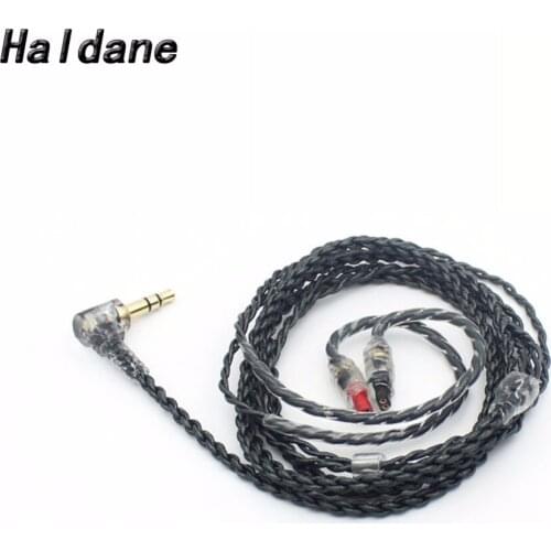 Free Shipping Haldane Replacement Earphone Upgrade Cable interface use For Audio Technica ATH im01 im02 im03 im04 im50 im70