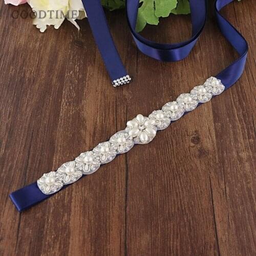 Noble Handmade Belts Wedding Belt Bridesmaid Pearl Rhinestone Bride Dress Ceremony Dress Accessories For Women Wedding Dress