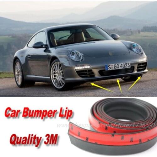 Car Bumper Lips For Porsche 911 GT GT1 GT2 GT3 912 959 Carrera / Front Lip Deflector Lips Skirt Body Kit Chassis Side Protection