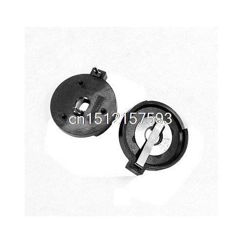 20mm Pin Distance CR2430 LIR2430 Button Cell Battery Holder 2 Pieces