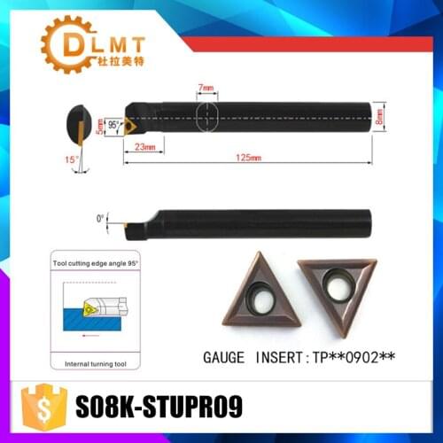 S08K-STUPR09 95 Degrees Internal Turning Tool Holder For TPGH090204 Insert Internal Boring Bar Lathe Machine