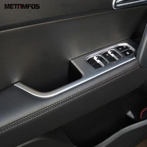 For Hyundai Cantus Creta ix25 2014-2017 2018 2019 Matte Window Lift Switch Cover Trim Inside Armrest Frame Inner Car Accessories
