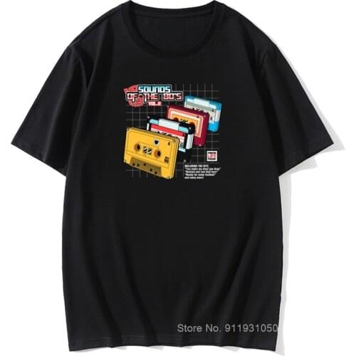 Punk Vintage Tees Shirt Sounds 80s Cassette Tape Man T Shirts Code Geass Personalized Discount Funny T-Shirt Music Love