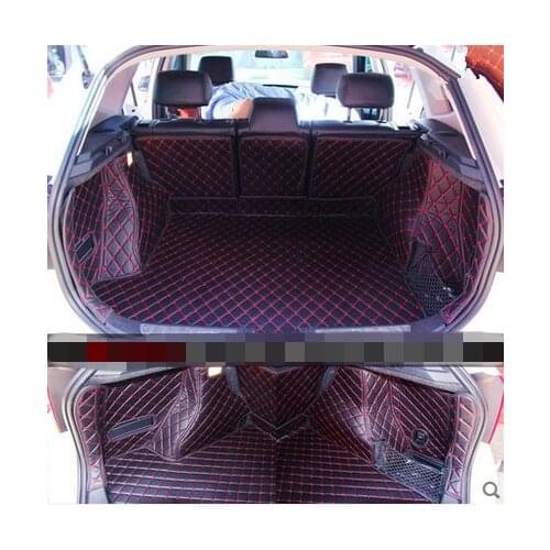 Good quality! Special car trunk mats for BMW X1 E84 2015-2009 waterproof boot carpets cargo liner mats for X1 2012,Free shipping