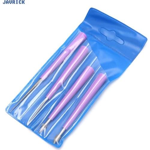 JAVRICK 4pcs Diamond Pearl Glass Bead Reamer Burr Beading Hole Enlarger Tool Set DIY New
