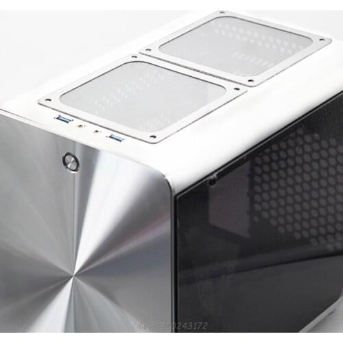 Magnetic Dust Filter Dustproof Mesh Fan Cover Net Grill Guard with Hole for PC Computer Case Cooling Fan S17 20 Dropship