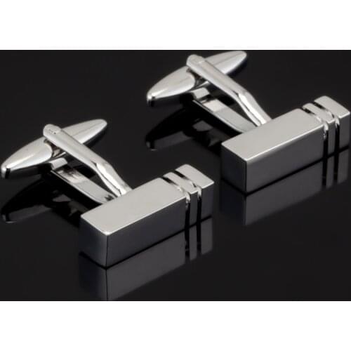 Mens CuffLinks Stainless Steel cuboid Engraving Cuff Links Fashion Men French Shirt Wedding Groom Party cuffs Cufflink gemelos
