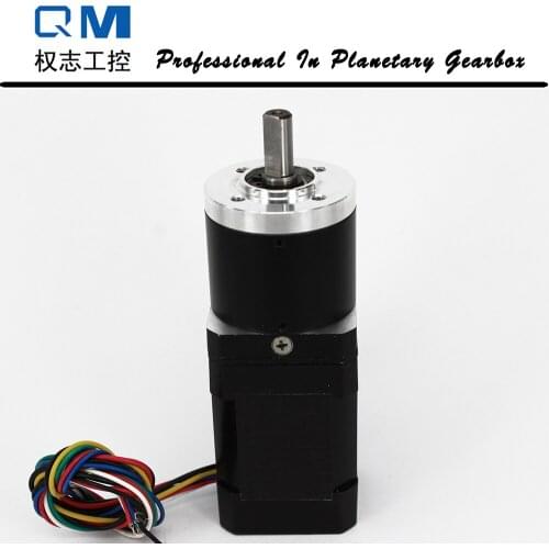 Nema 17 60W gear dc motor planetary reduction gearbox ratio 50:1 with brushless dc motor 24V