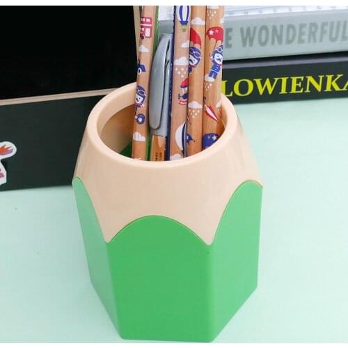 Popular Creative Pen Vase Pencil Pot Makeup Brush Holder Stationery Desk Tidy New Design Container Gift DropShipping