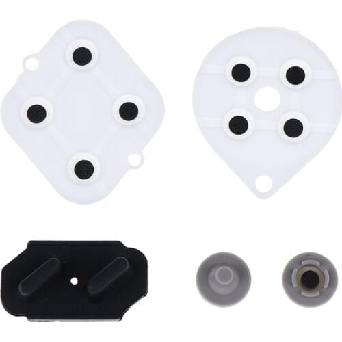 5Pcs/Set Controller gamepad Conductive Rubber Pads Replacement for SNES Accessories High Quality