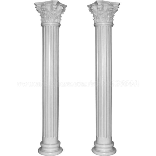 Roman pillar Corinthian style column carved stone gate posts portal pillars custom made