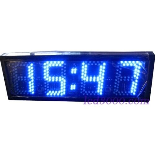 5inch 4digits blue color hours and minutes led clock(HST4-5B)