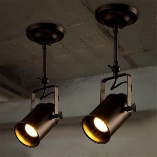 Modern Brief Vintage Led Ceiling lamps,American Industrial Creative Led Ceiling Lights for bar clothing store Plafond Lamp