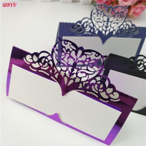 10pcs Party Table Name Wine Guest Place Cards Favor Decoration Wedding Supplies Seating Decoration Table seat card 5zsh871