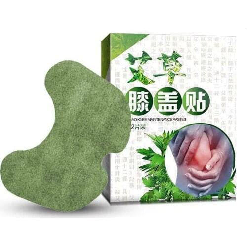 Newly 12Pcs Knee Moxa Hot Moxibustion Plaster Leg Warming Meridians Patches 19ing